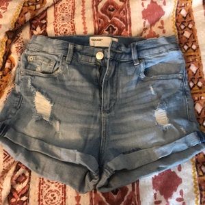 Garage high rise shorts